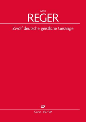 Book cover for Zwolf deutsche geistliche Gesange