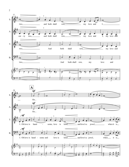 The Water is Wide (SATB) – arr. Casey Rule