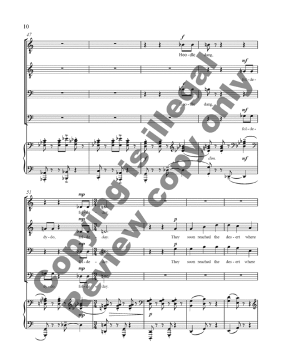 Sweet Betsy Sweet Betsy TTBB scores gallery preview page 29