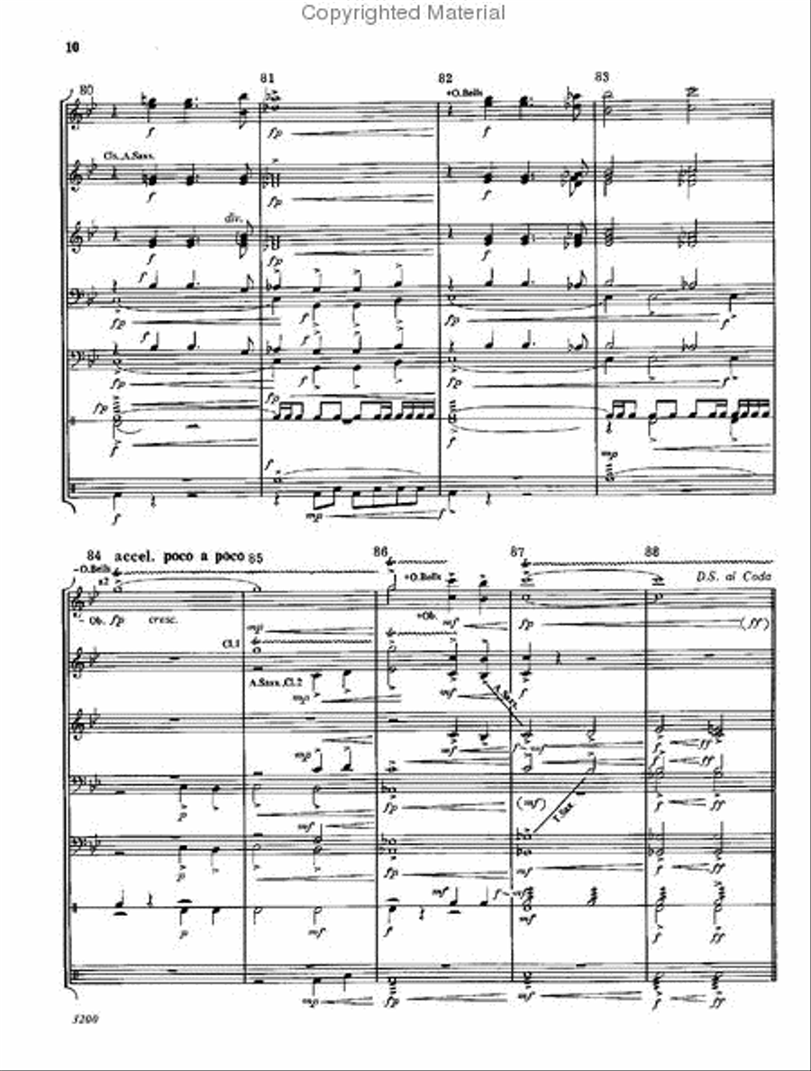Diabolique Diabolique Concert Band scores gallery preview page 10