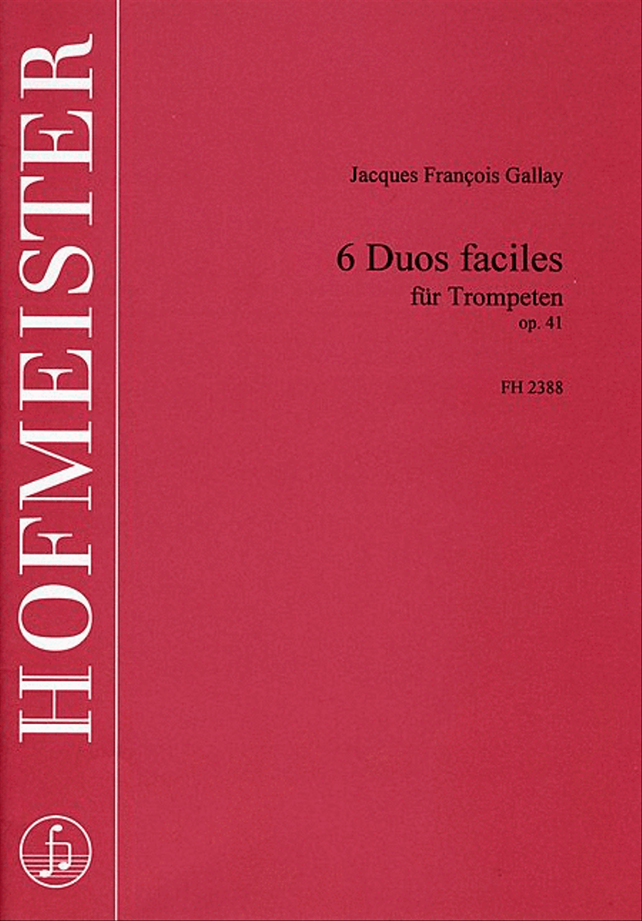 6 Duos faciles, op. 41 Trumpet scores gallery preview page 1