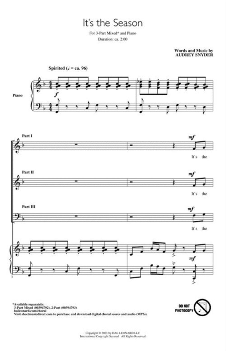 It's the Season It's the Season 3-Part scores gallery preview page 4