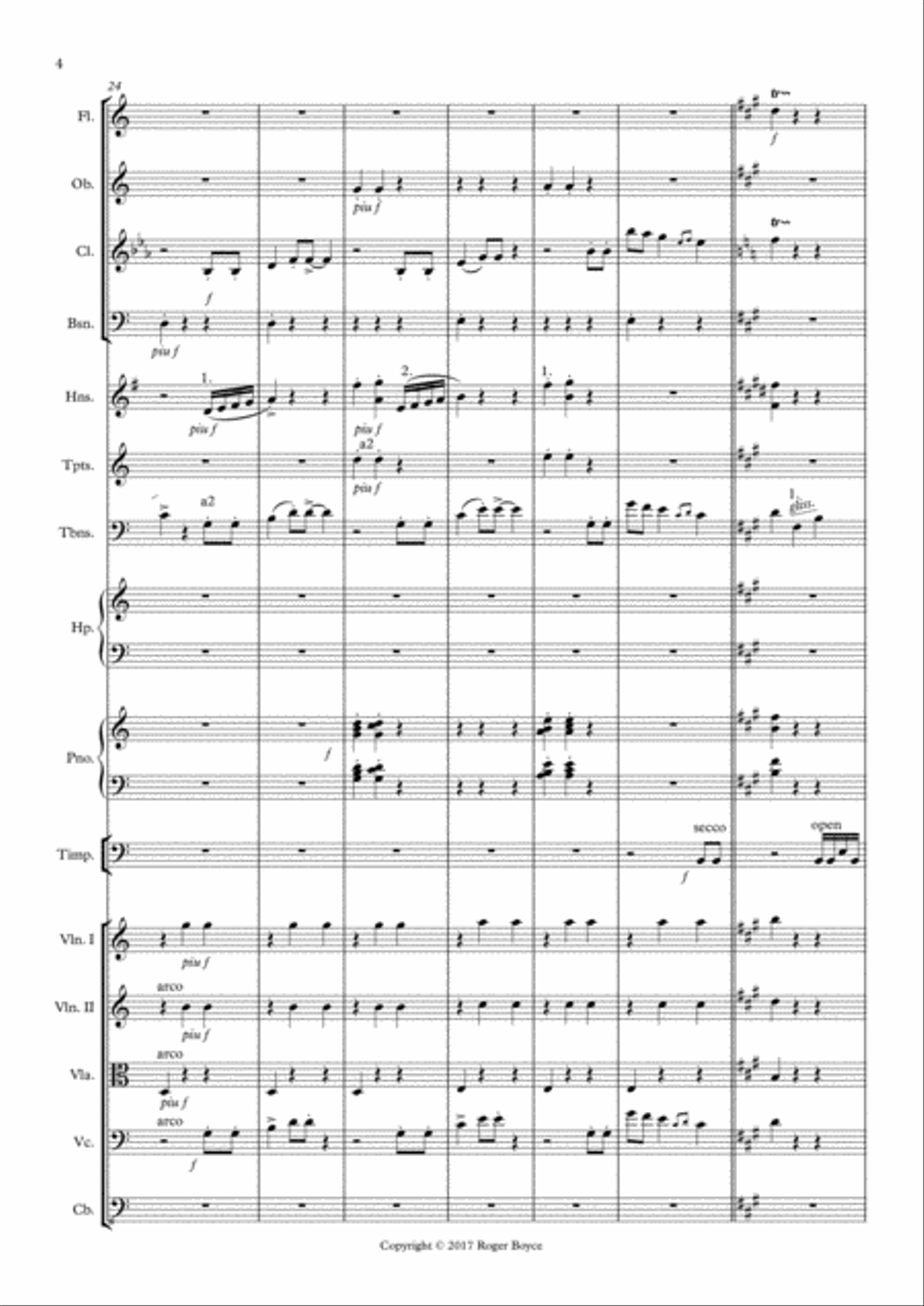 Splash Dash Dance Full Orchestra scores gallery preview page 4