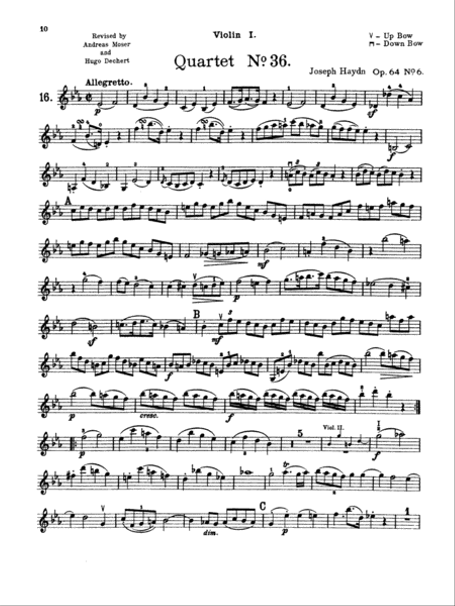Thirty Celebrated String Quartets, Volume 2 String Quartet scores gallery preview page 6