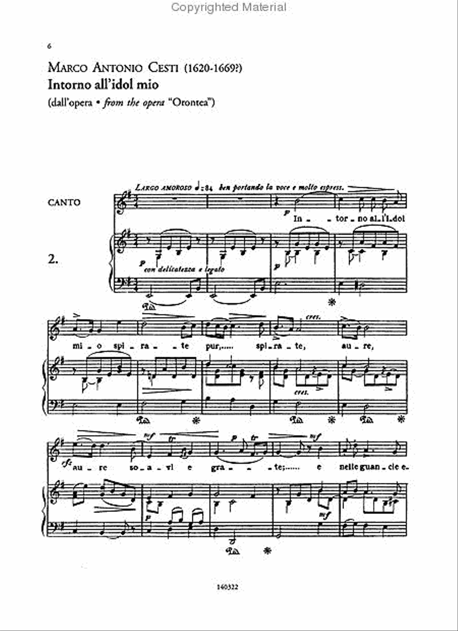Arie Antiche - Volume 1 Voice scores gallery preview page 3