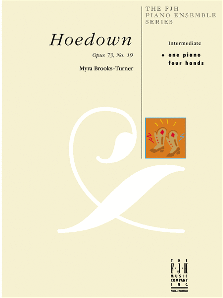 Hoedown, Opus 73, No. 19 Hoedown, Opus 73, No. 19 Piano Solo scores gallery preview page 2