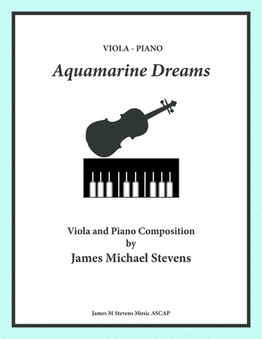 Aquamarine Dreams - Viola & Piano image number null