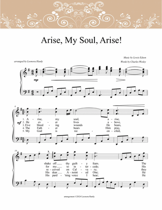 Arise, My Soul, Arise! (Piano)