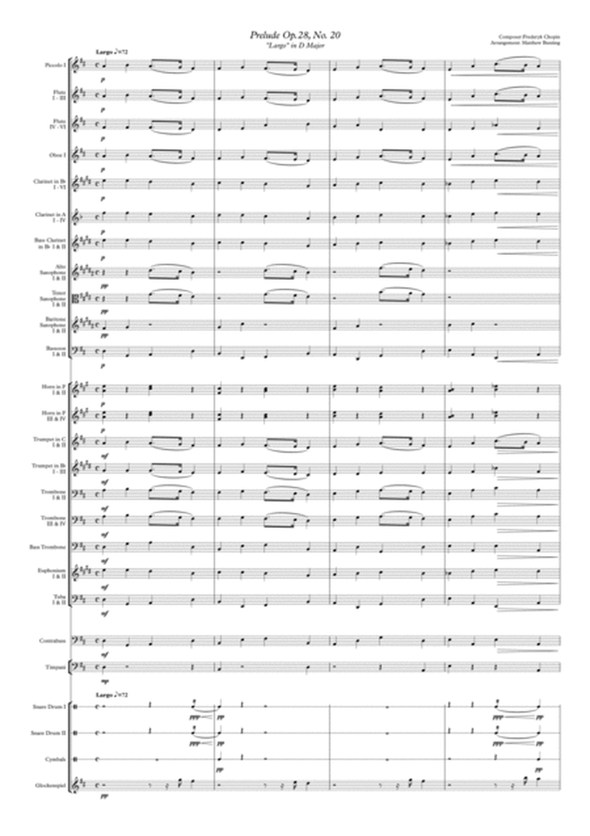 Prelude Op. 28 No. 20, in D Major image number null