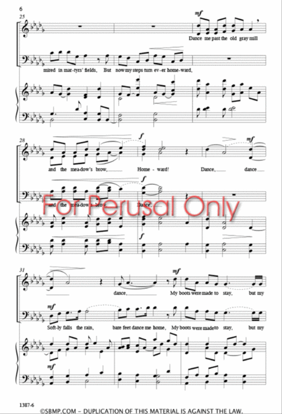 Dance for Love 4-Part scores gallery preview page 5