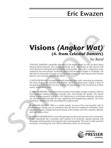 Visions (4. From Celestial Dancers)