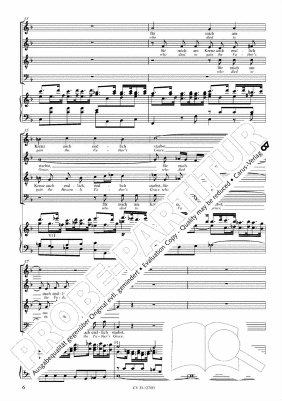 Thou who, a God, as man yet came (Herr Jesu Christ, wahr' Mensch und Gott) STB scores gallery preview page 11