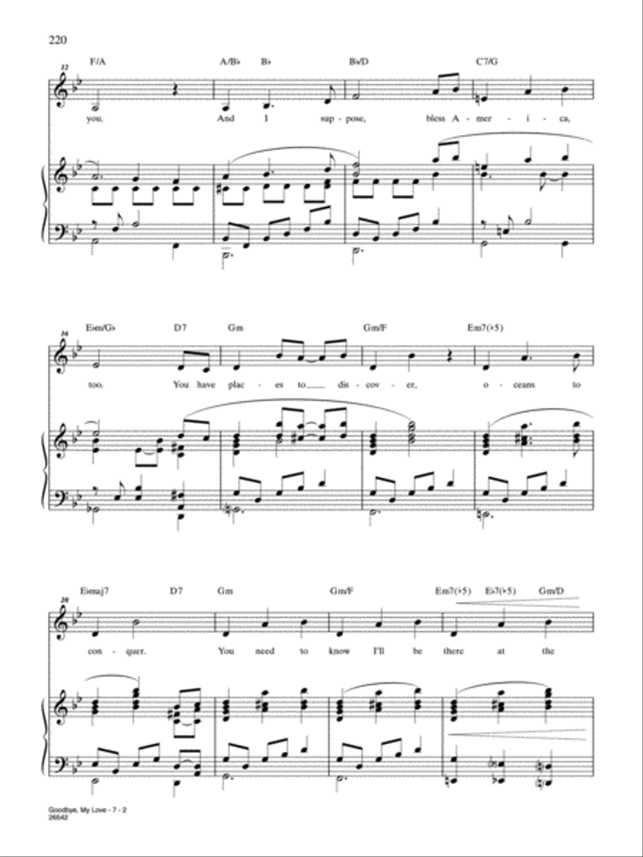 Goodbye, My Love (From 