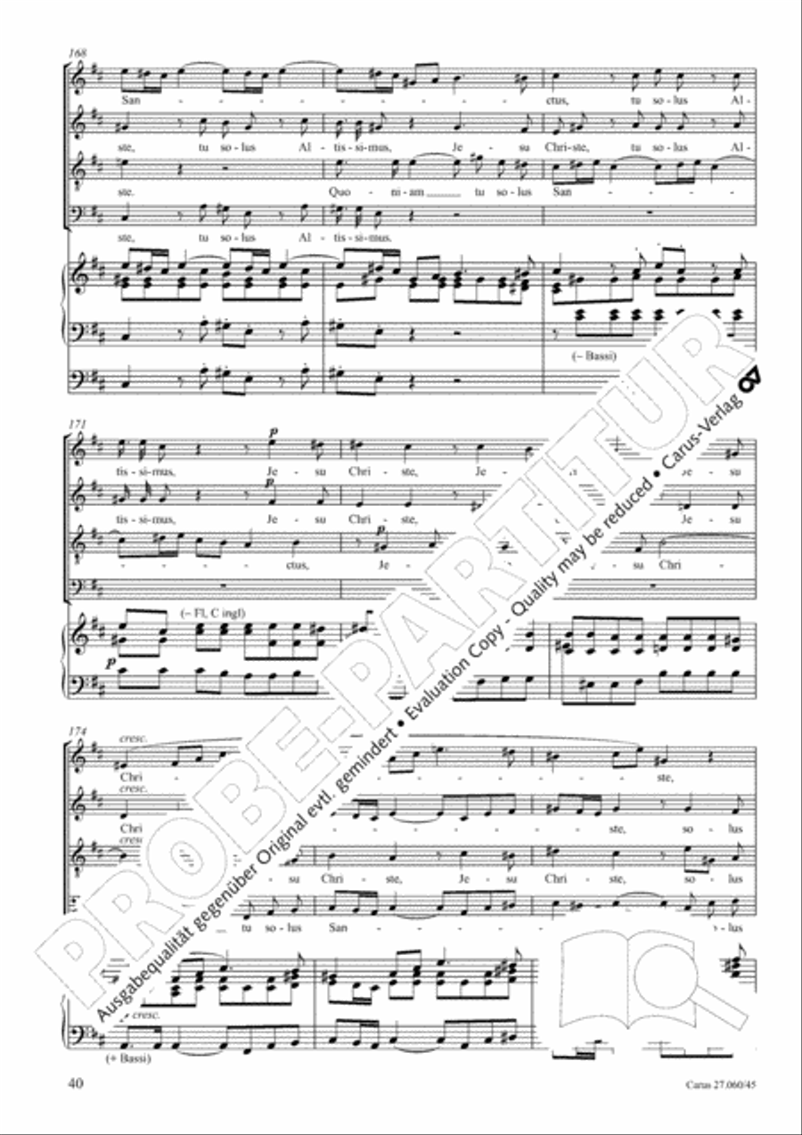 Messe a quatre voix 4-Part scores gallery preview page 41