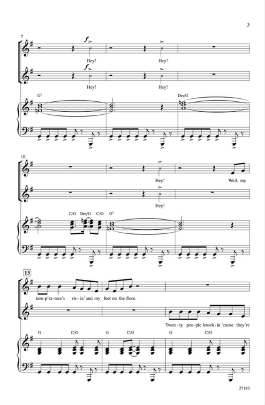 Gimme Some Lovin' Women's Choir scores gallery preview page 3
