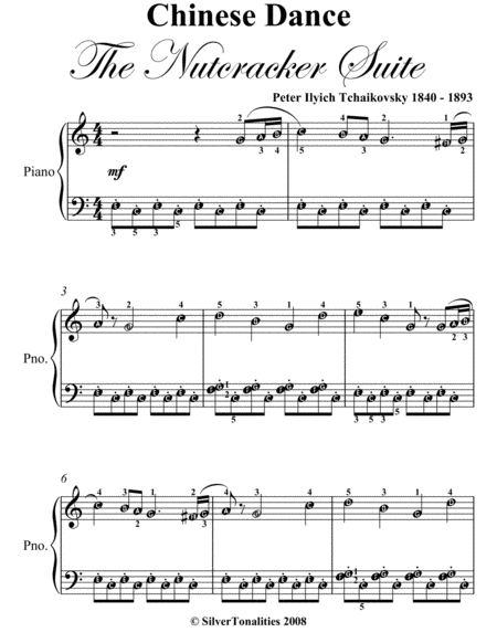 Nutcracker Favorites for Easy Piano Volume 1B Sheet Music