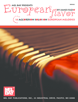 Book cover for European Flavor Accordion Solos-14 Accordion Solos On European Melodies