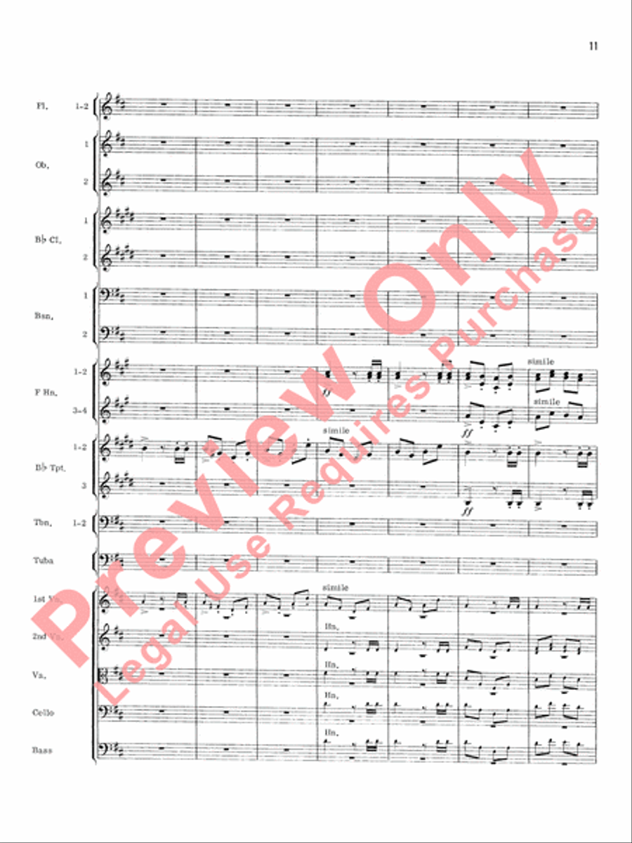 William Tell Overture Full Orchestra scores gallery preview page 14