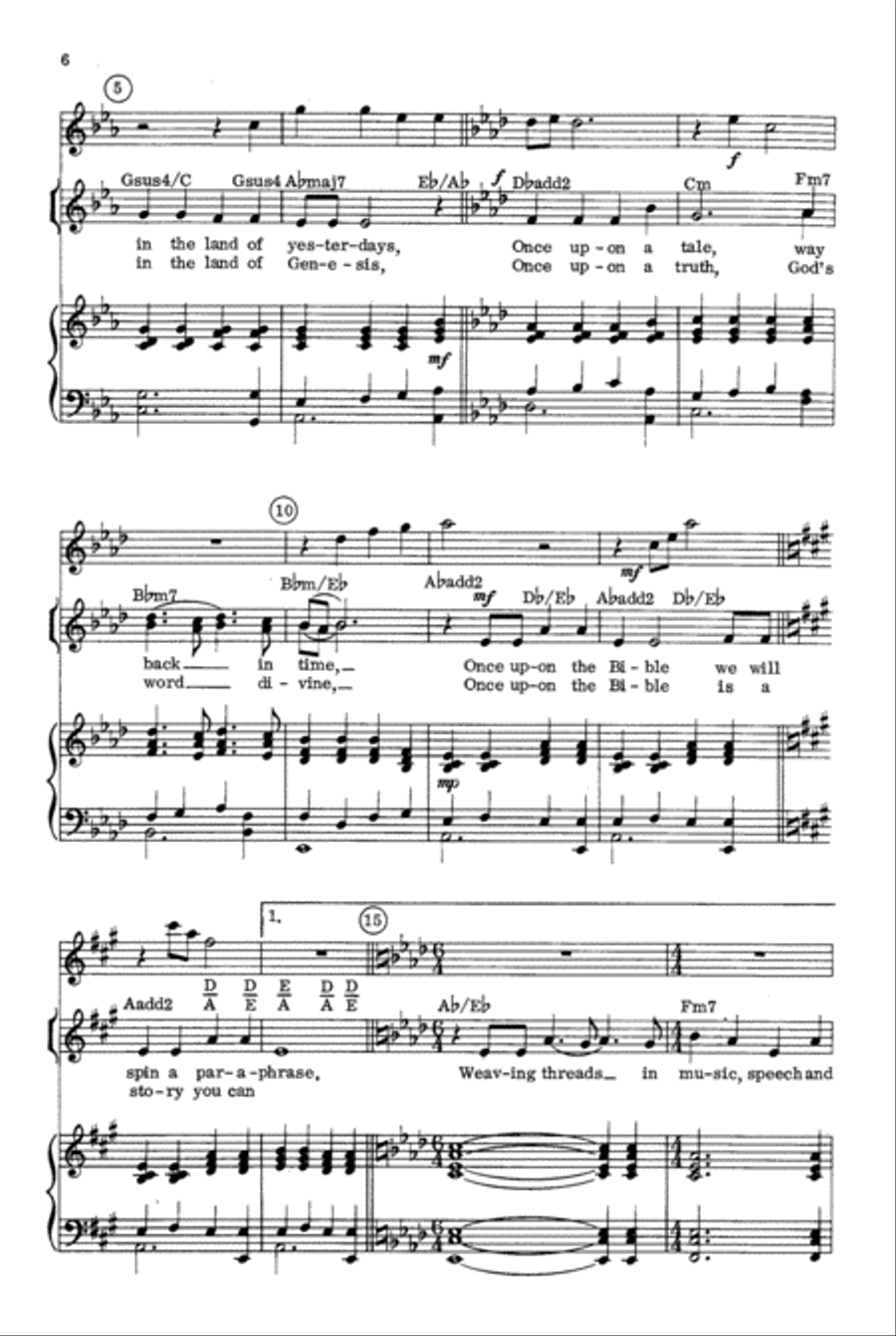 Babble at Babel Babble at Babel Unison Choir scores gallery preview page 10