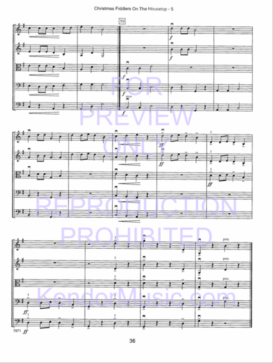 Kendor Concert Favorites , Volume 1 (Score) - with MP3s String Orchestra scores gallery preview page 97