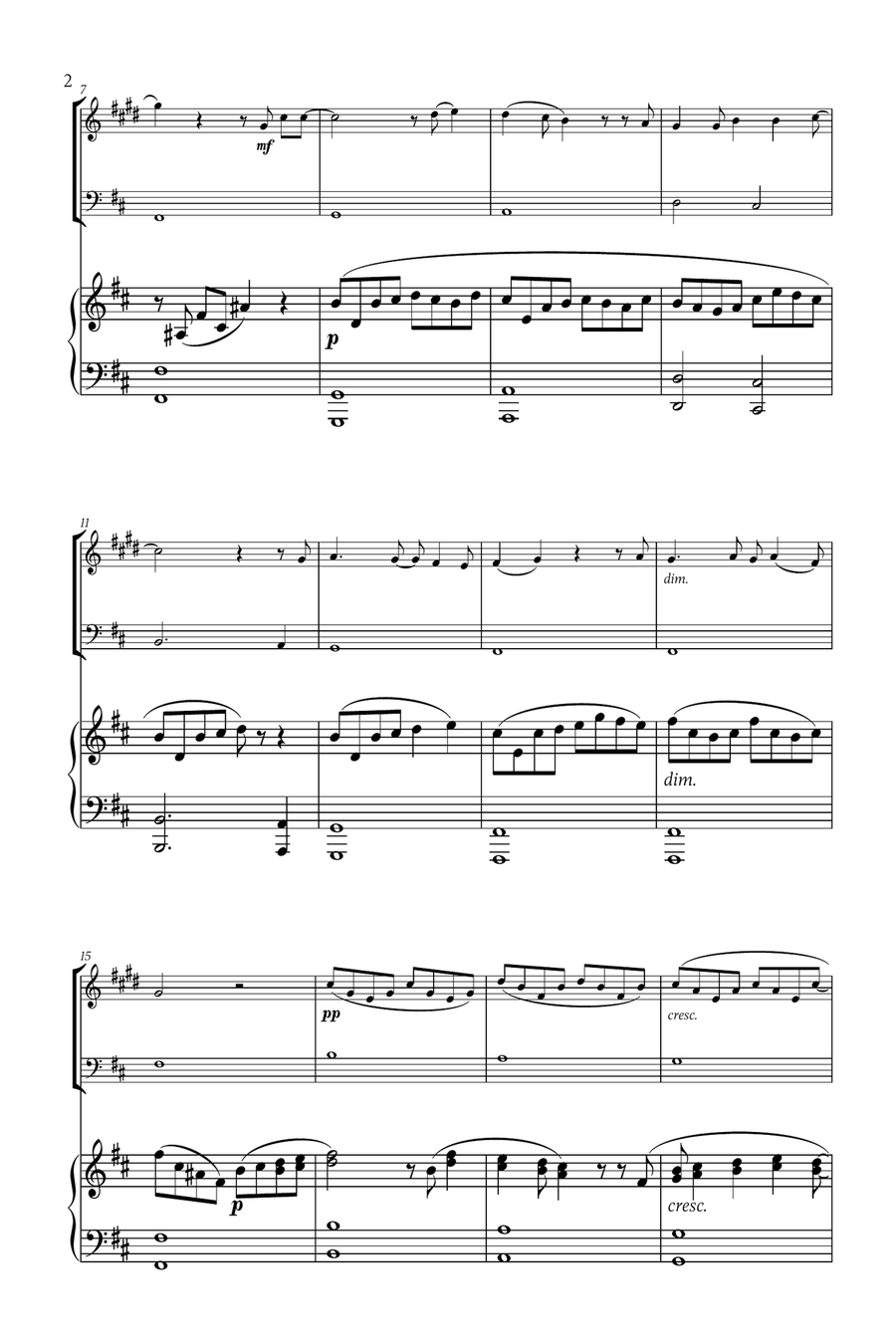 Mary, Did You Know? Soprano Saxophone scores gallery preview page 2