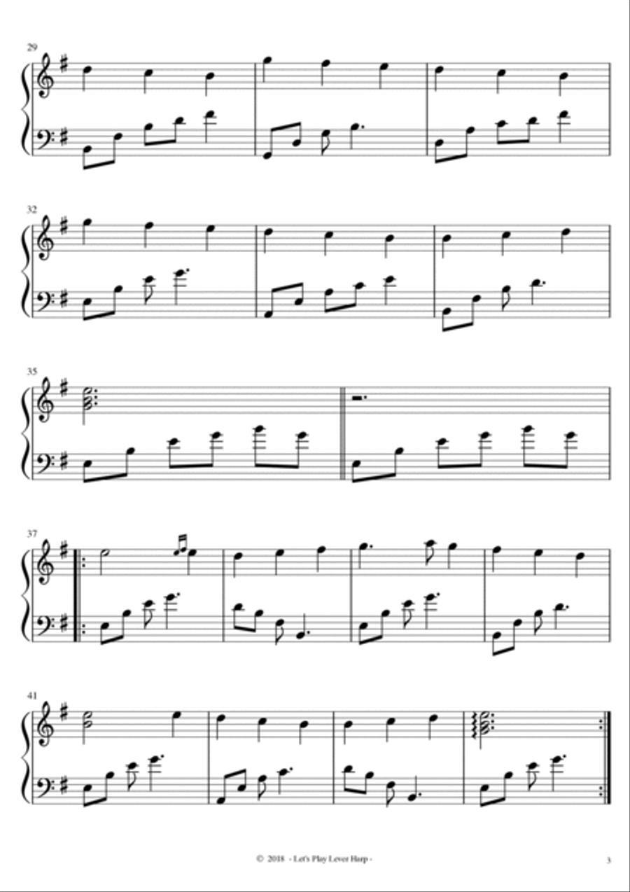 The Song Of The Water Kelpie - intermediate & 34 String Harp | McTelenn Harp Center Harp scores gallery preview page 4