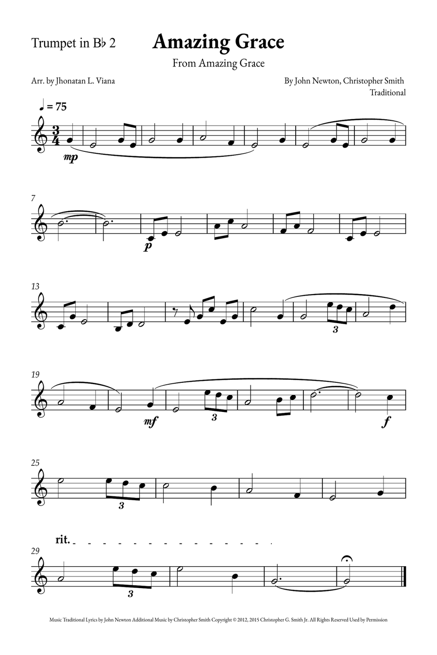 Amazing Grace Amazing Grace Small Ensemble scores gallery preview page 5