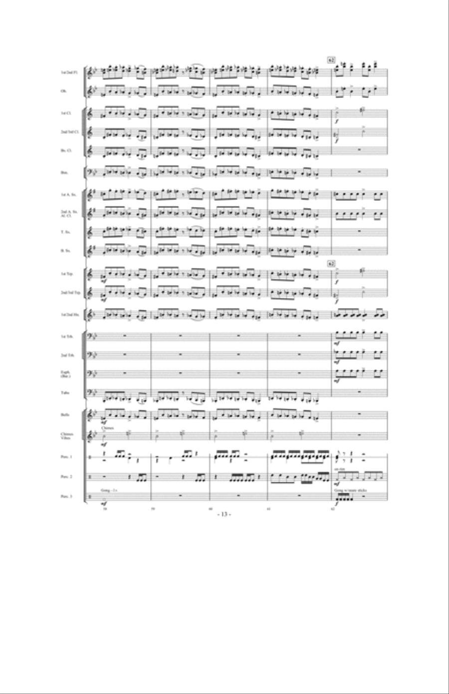 Force Majeure Concert Band scores gallery preview page 12