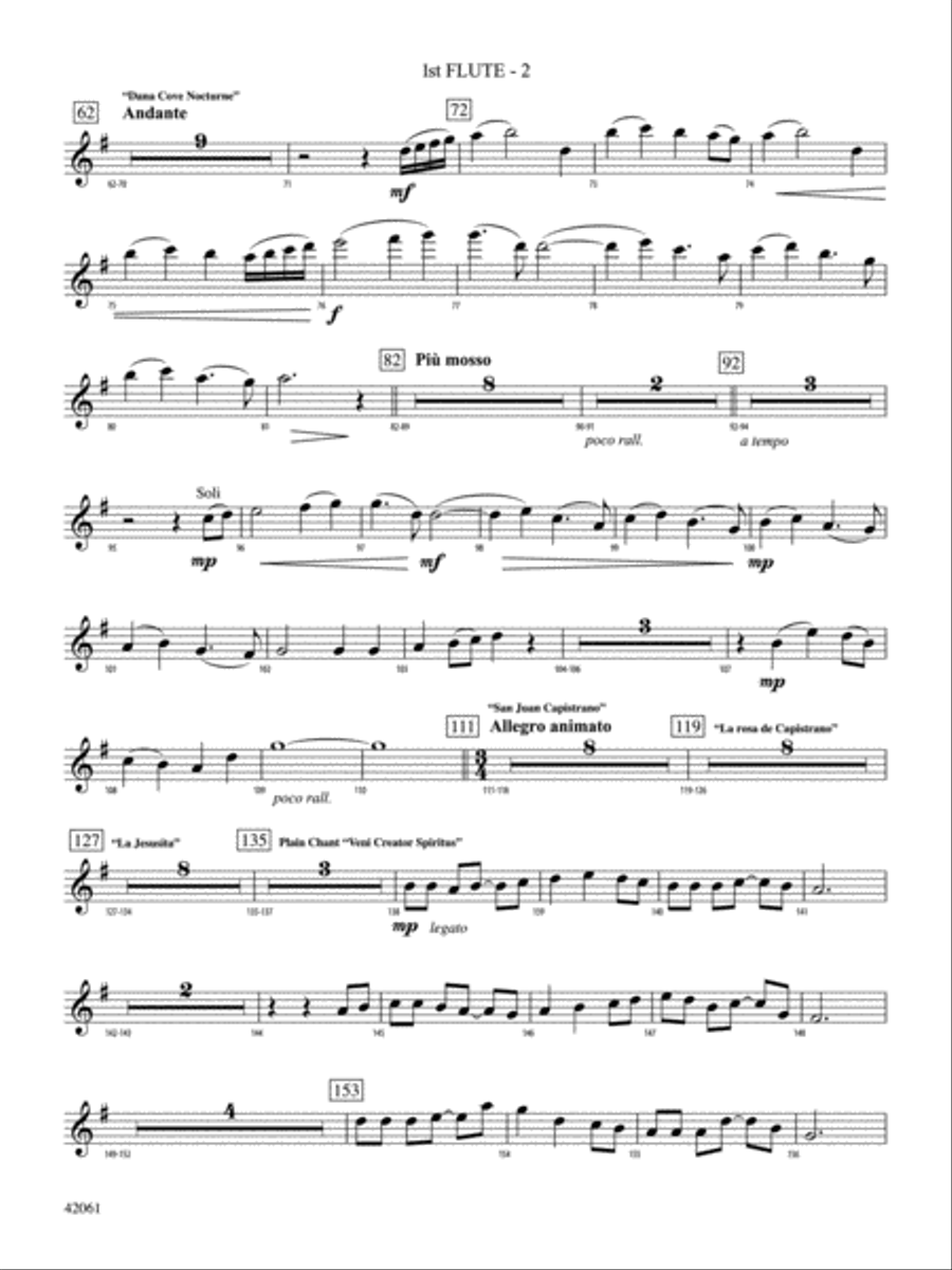 South County Sketches: Flute Full Orchestra scores gallery preview page 2