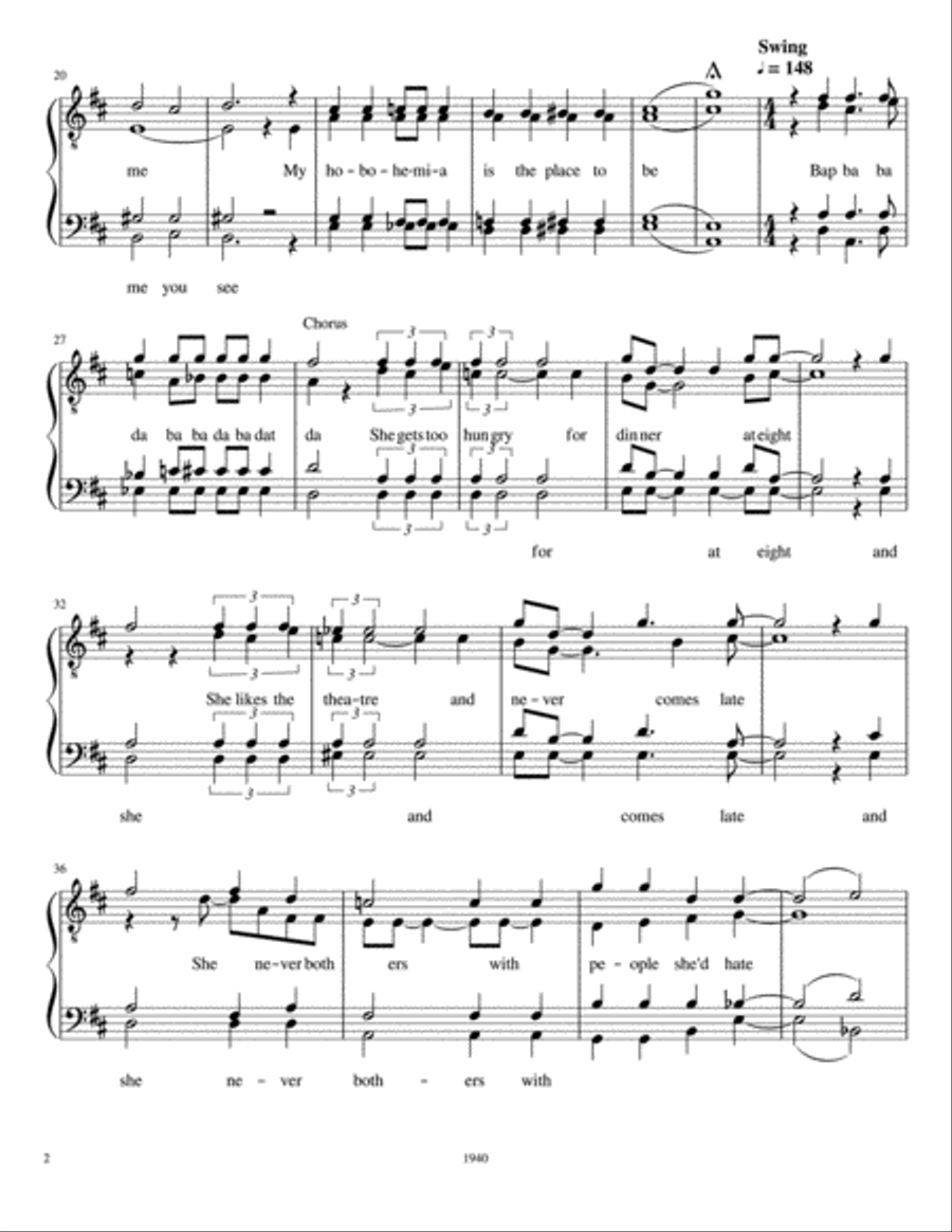 The Lady Is A Tramp The Lady Is A Tramp TTBB scores gallery preview page 2