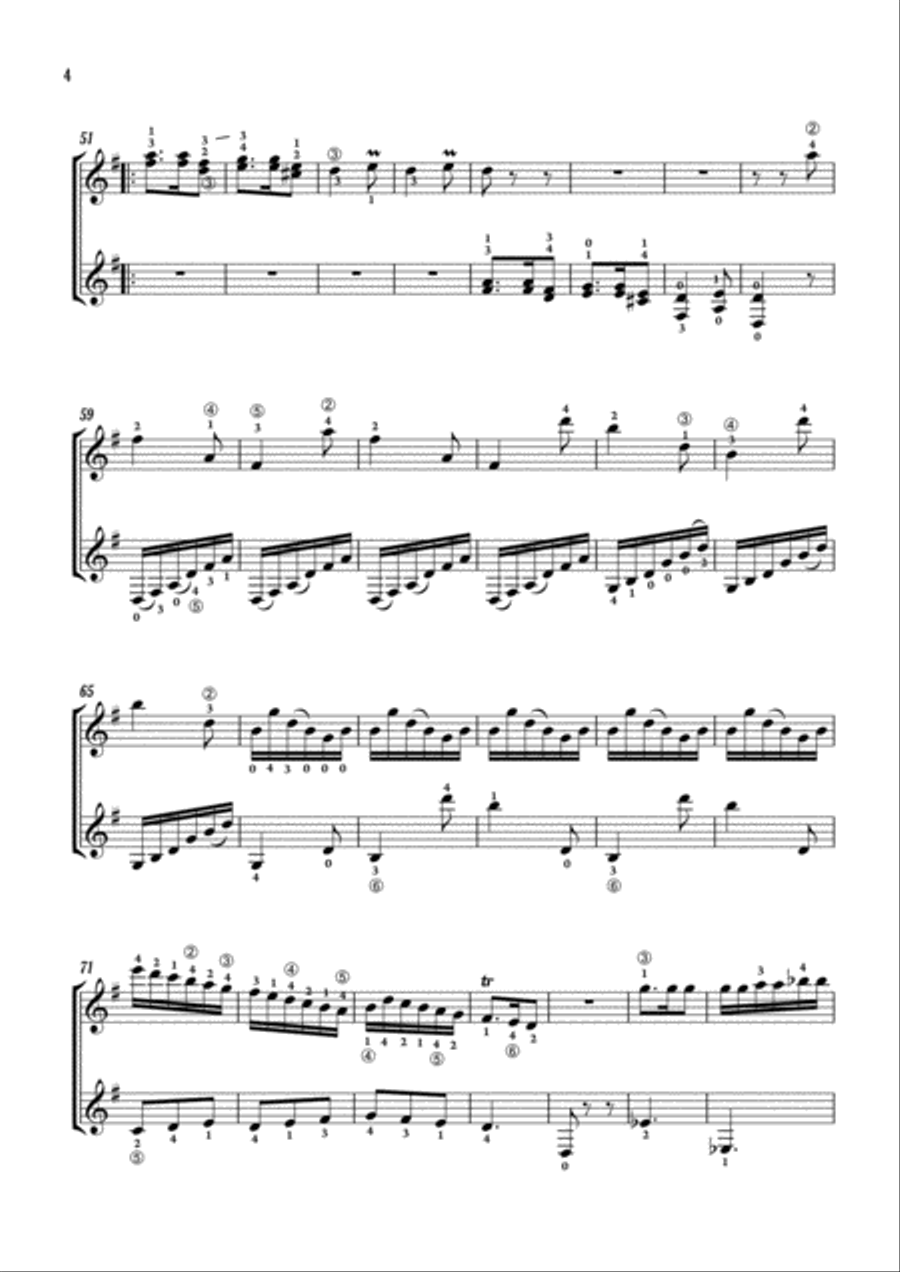 Sonata R.108 Sonata R.108 Acoustic Guitar scores gallery preview page 4
