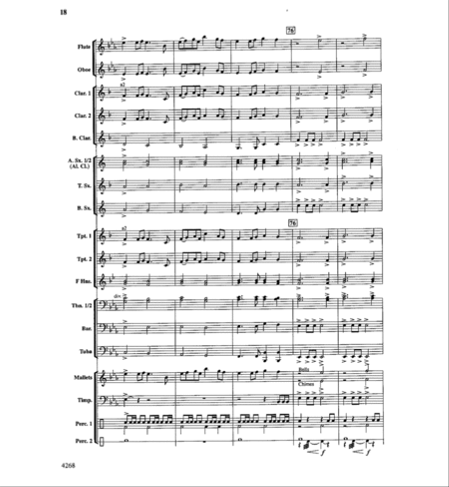 Winchester Chronicles Winchester Chronicles Concert Band scores gallery preview page 17