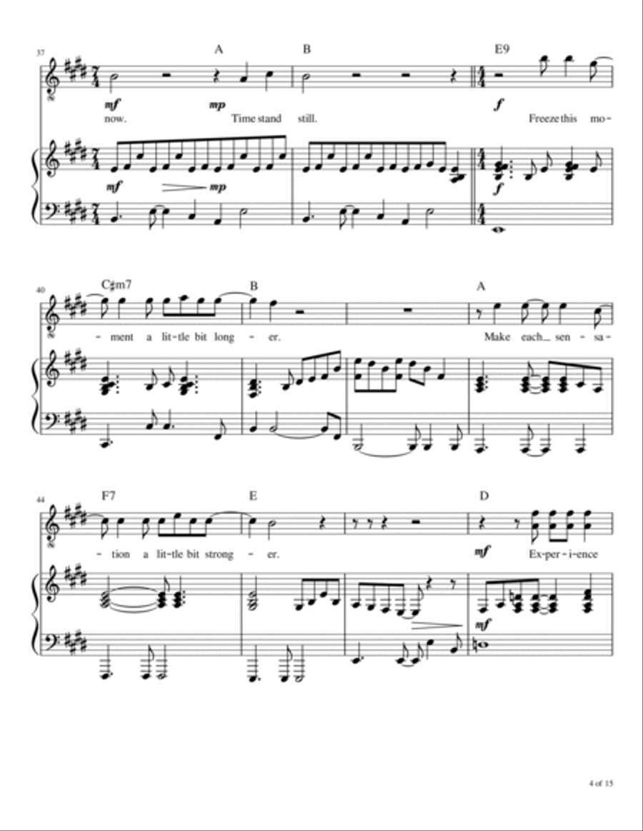 Time Stand Still Voice scores gallery preview page 5