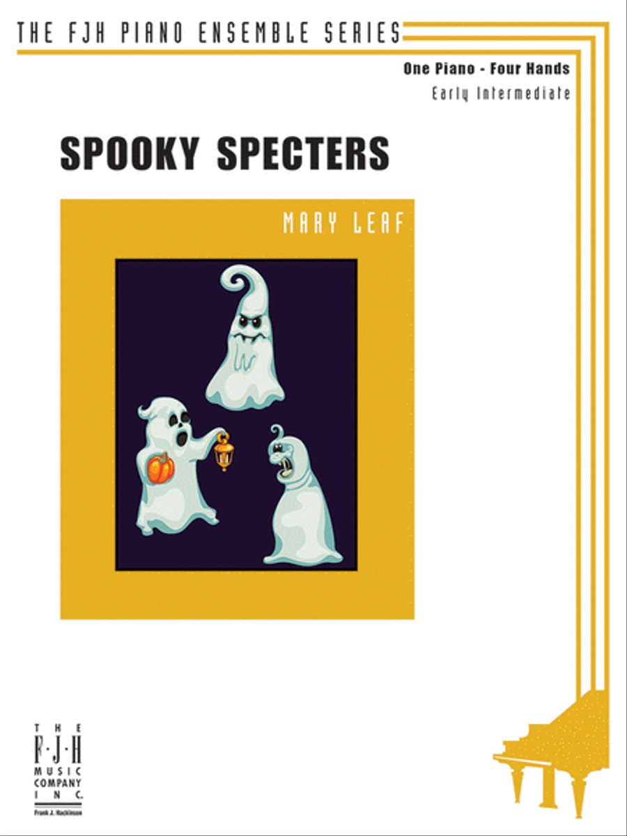 Spooky Specters Piano Solo scores gallery preview page 4