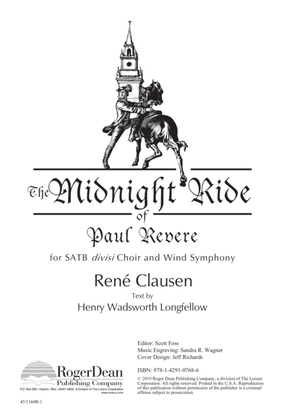 Book cover for The Midnight Ride of Paul Revere