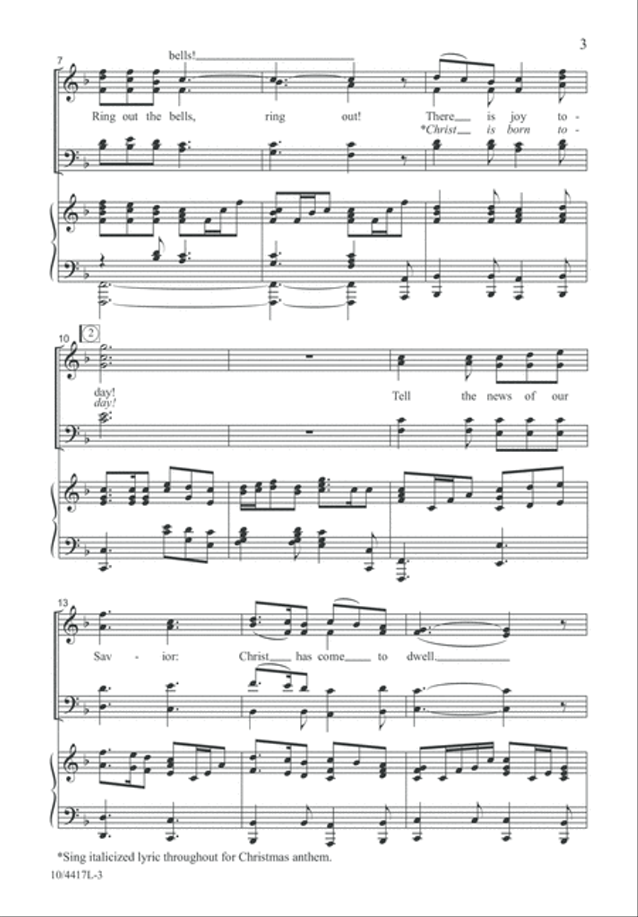 Ring Out the Bells Ring Out the Bells 4-Part scores gallery preview page 3