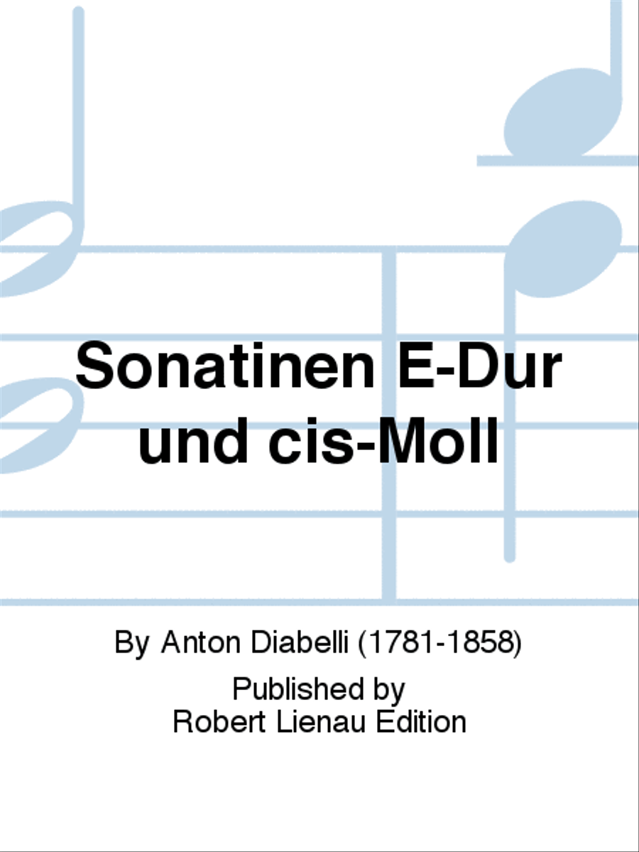 Sonatinen E-Dur und cis-Moll Piano Solo scores gallery preview page 1