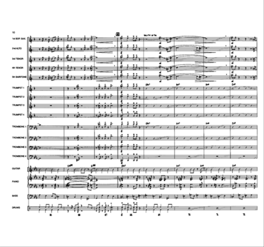 The Day We Called It A Night Jazz Ensemble scores gallery preview page 10