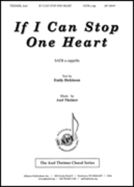 If I Can Stop One Heart