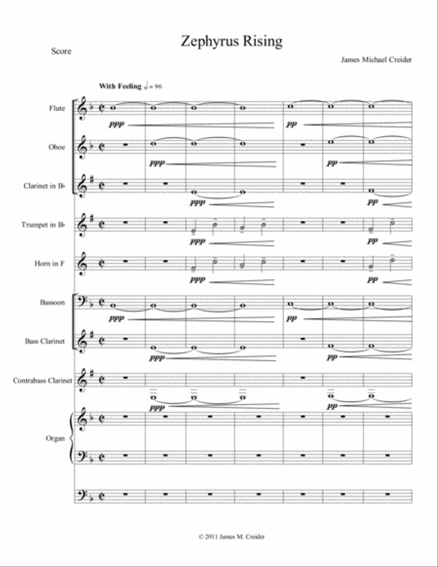 Zephyrus Rising Small Ensemble scores gallery preview page 2