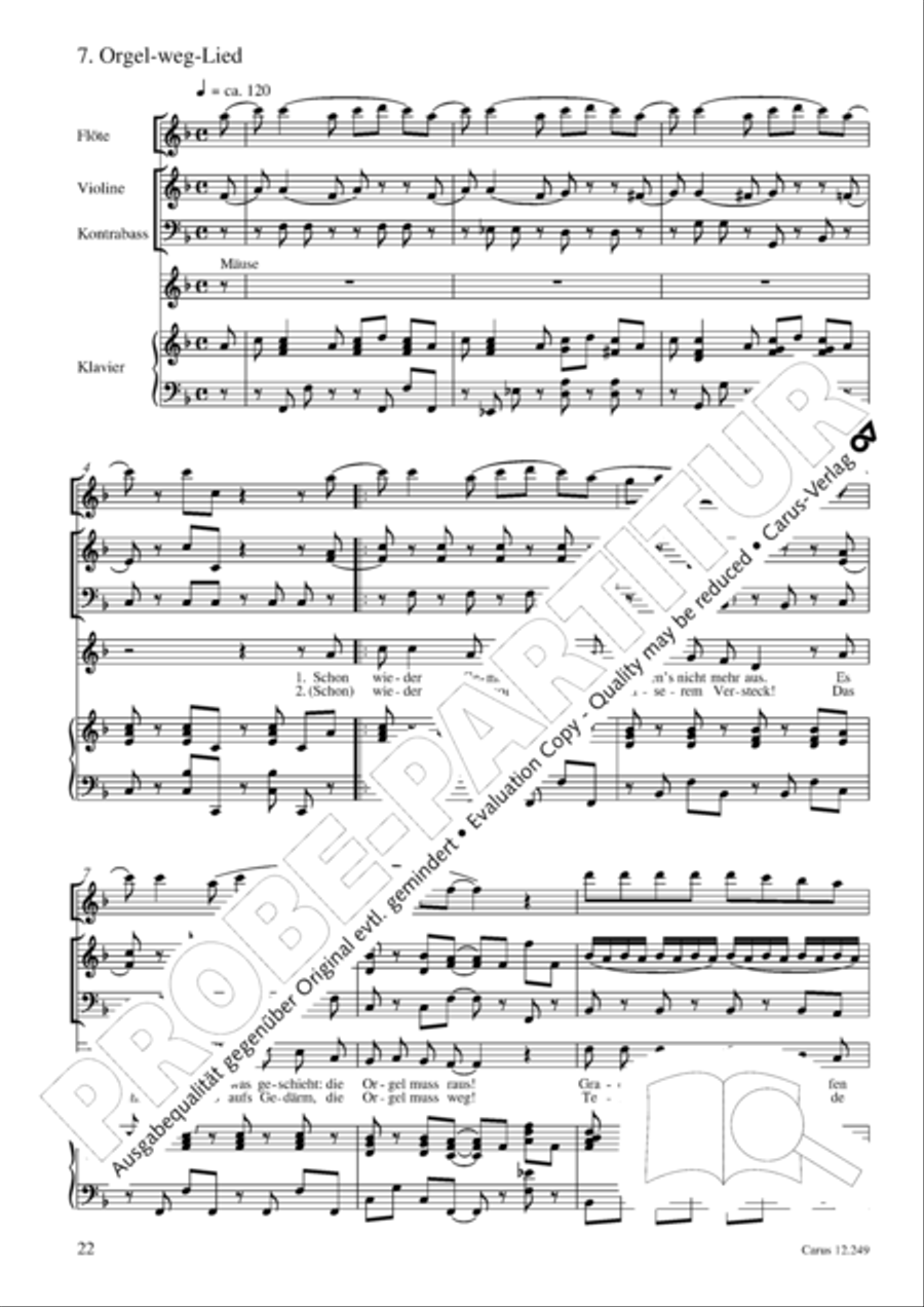 Mause in der Michaelskirche 4-Part scores gallery preview page 23