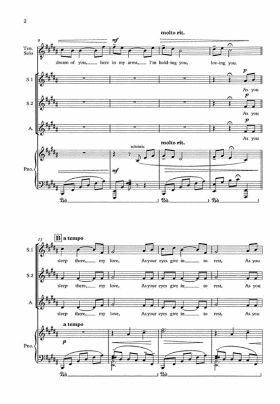 In My Dreams In My Dreams SSA scores gallery preview page 3