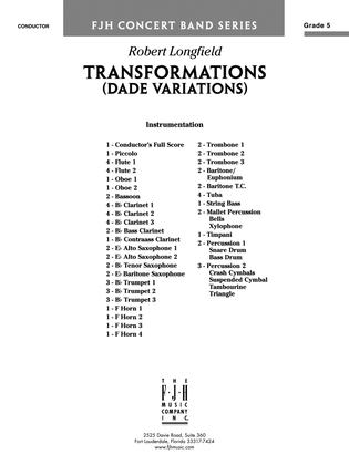 Transformations: Score
