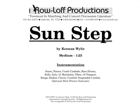 Sun Step w/Tutor Tracks