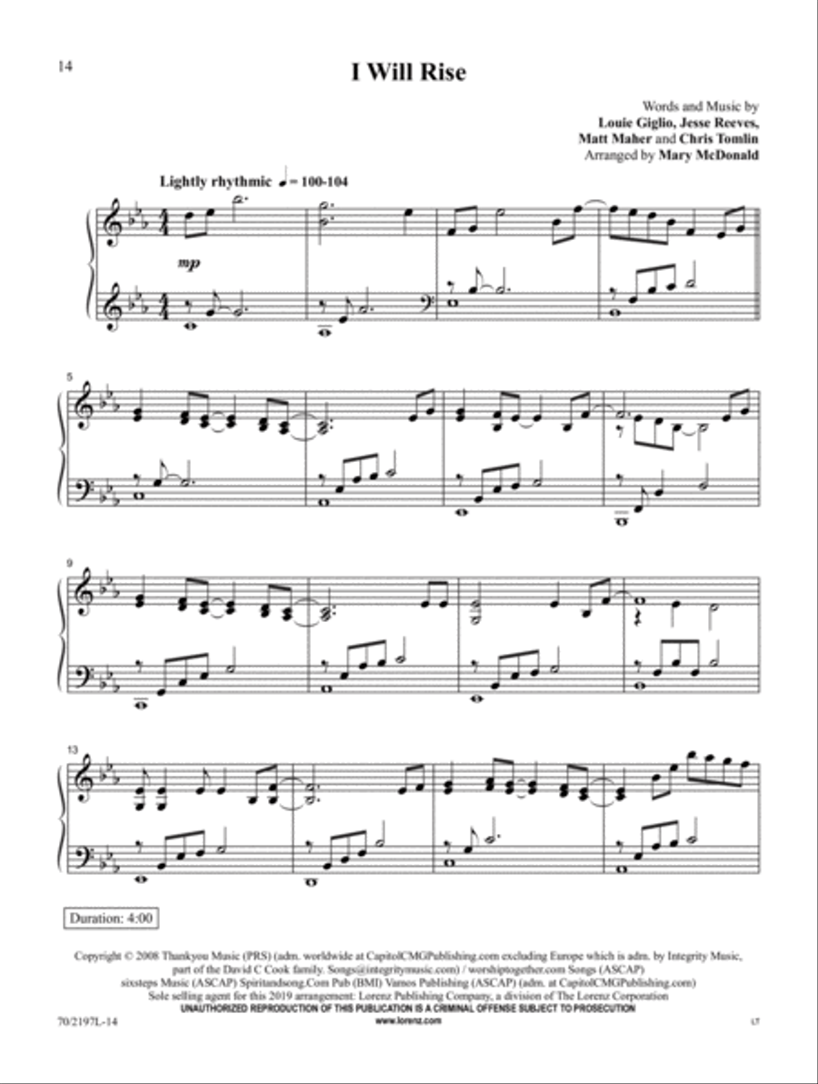 From the Heart Piano Solo scores gallery preview page 7
