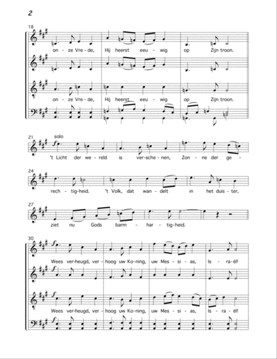 Juich En Jubel 4-Part scores gallery preview page 2