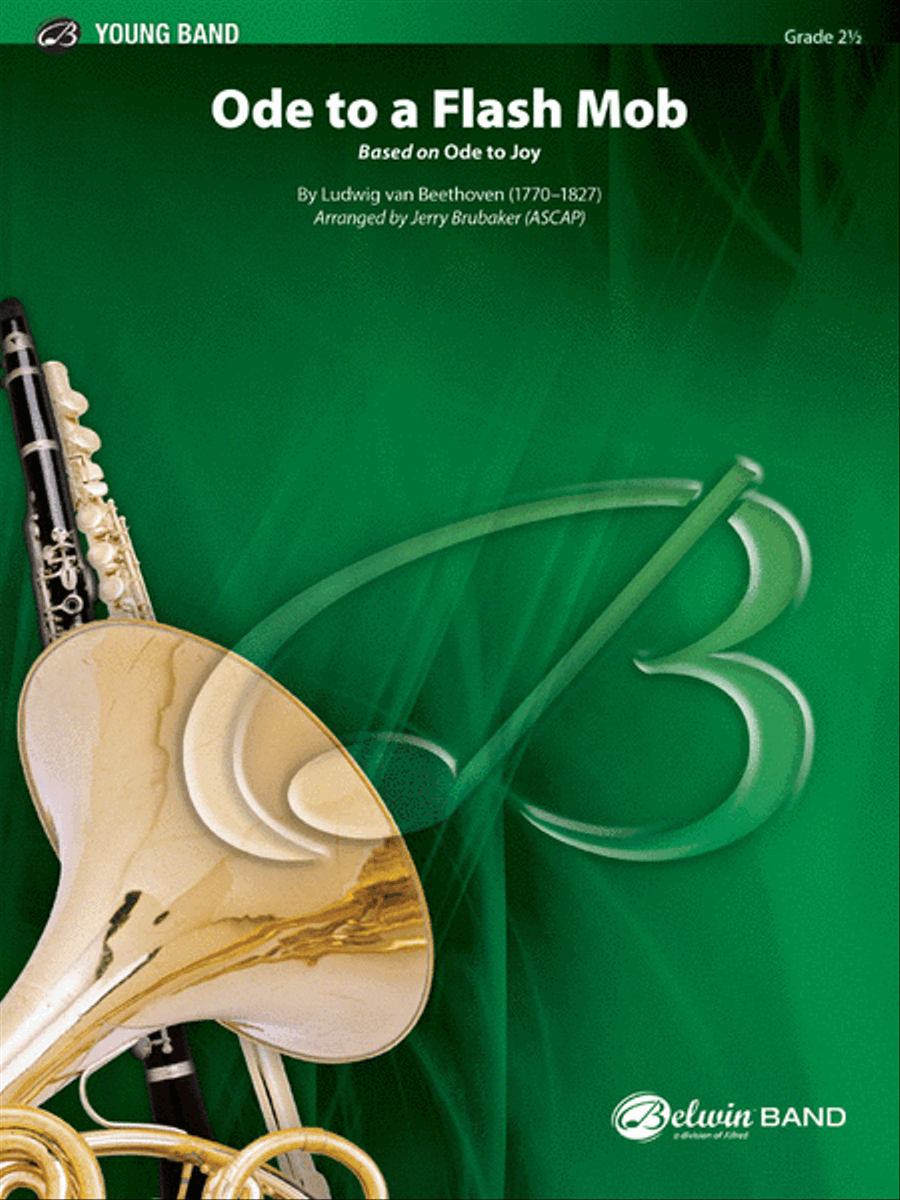 Ode to a Flash Mob Concert Band scores gallery preview page 1