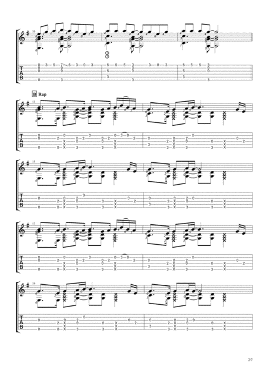 See You Again from FURIOUS 7 Acoustic Guitar scores gallery preview page 2