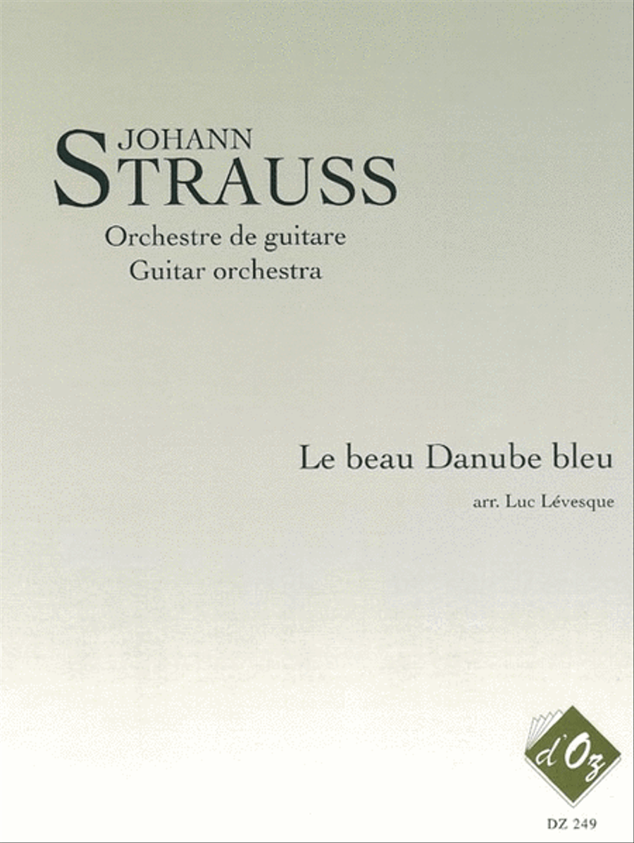 Le beau Danube bleu Guitar Ensemble scores gallery preview page 1