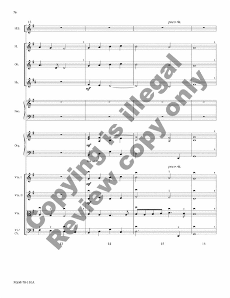 A Carol Suite (Chamber Orchestra Score) Choir scores gallery preview page 24